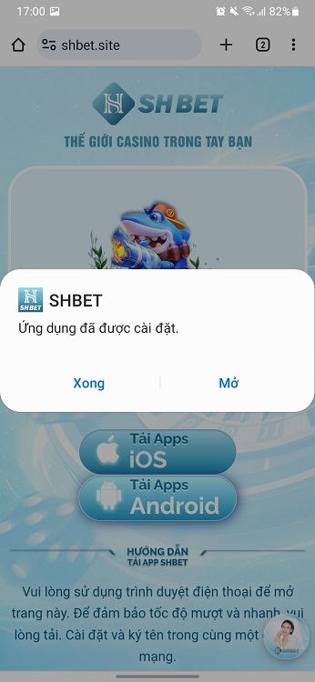 B5 tải SHBET app HDH androi